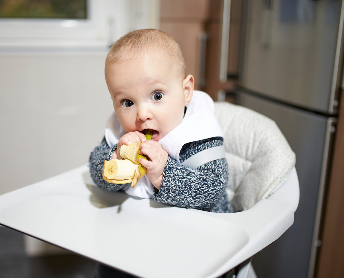 Banana For Babies - Baby Led Weaning Method - ThrivingNest