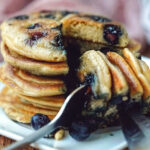 Baby blueberry pancakes recipe.