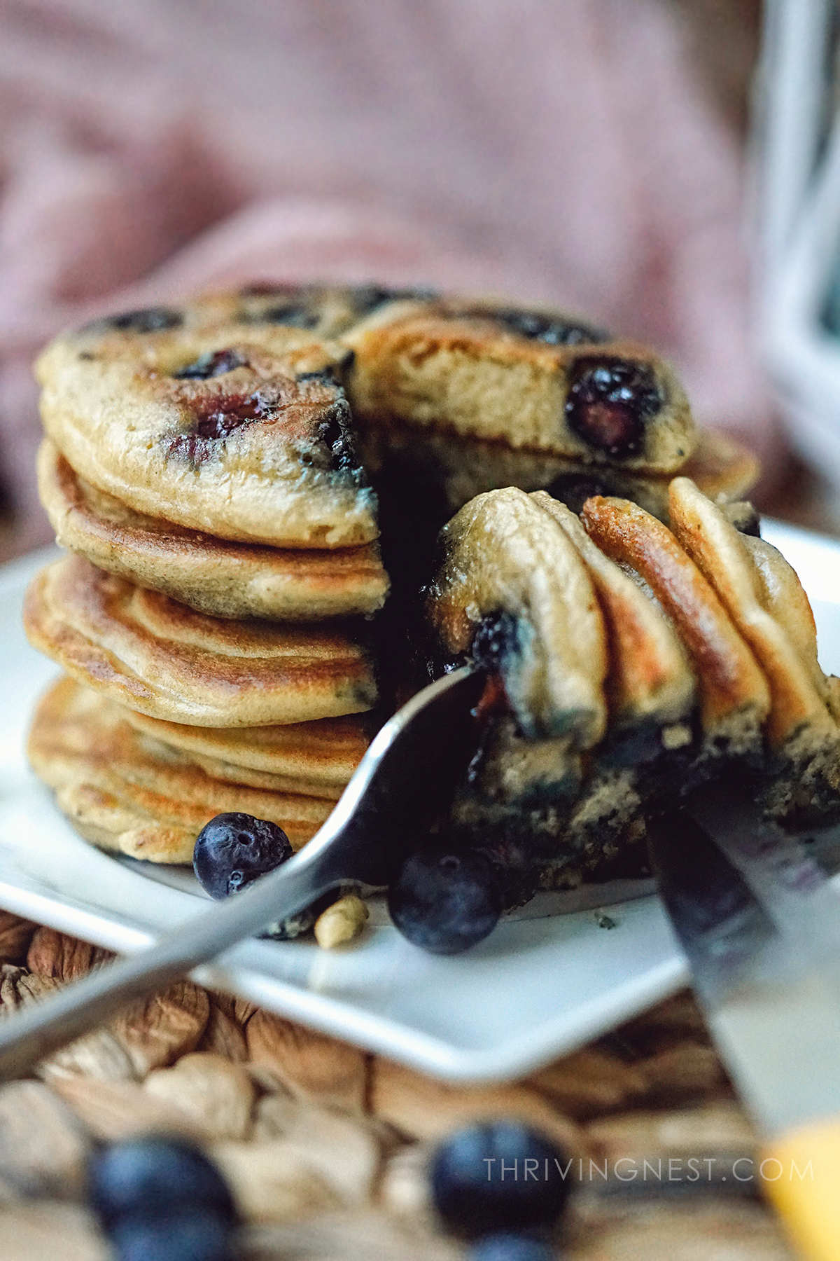 Baby blueberry pancakes for babies 6 months baby led weaning and toddler.