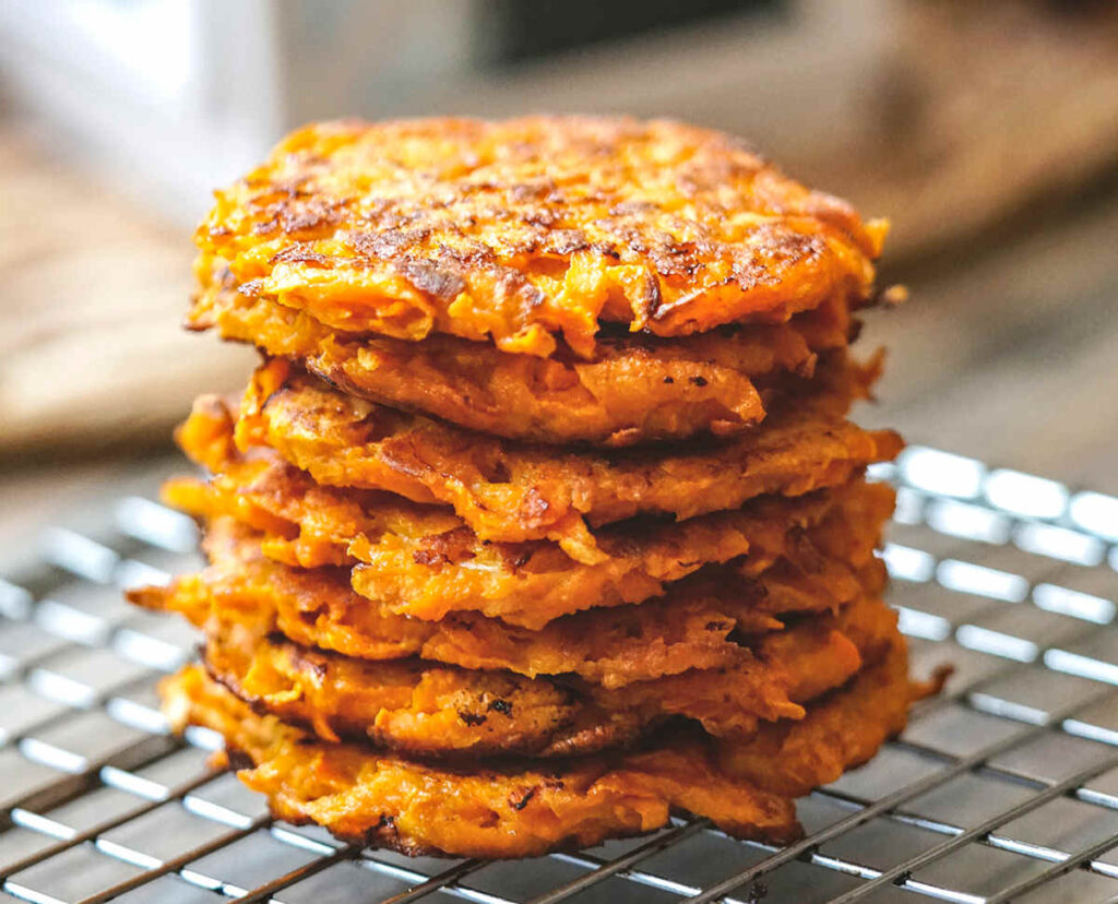 sweet potato latkes fritters