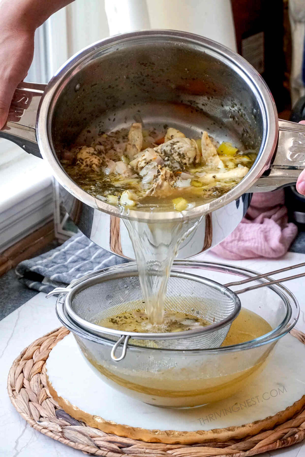 Chicken Stock Broth For Baby Kids GAPS Friendly ThrivingNest