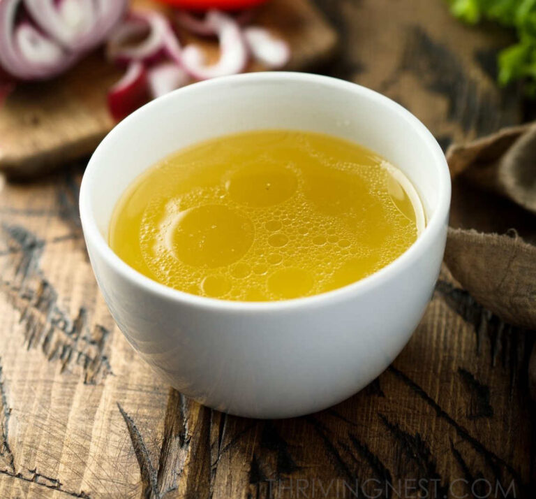 Baby broth baby stock with chicken featured image.
