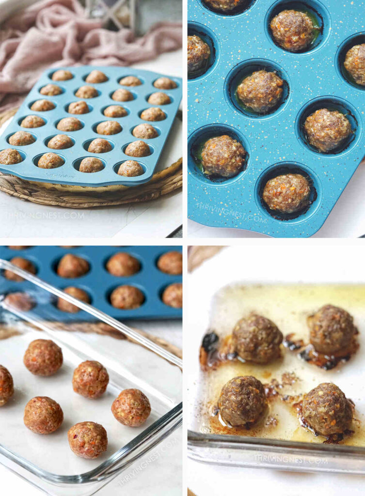 Soft Beef Meatballs For Baby (BLW) Toddler, No Egg ThrivingNest