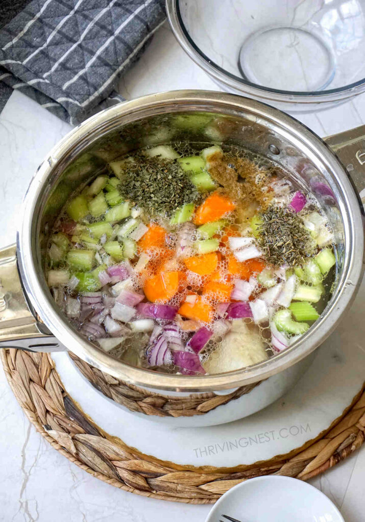 Chicken Stock Broth For Baby Kids GAPS Friendly ThrivingNest