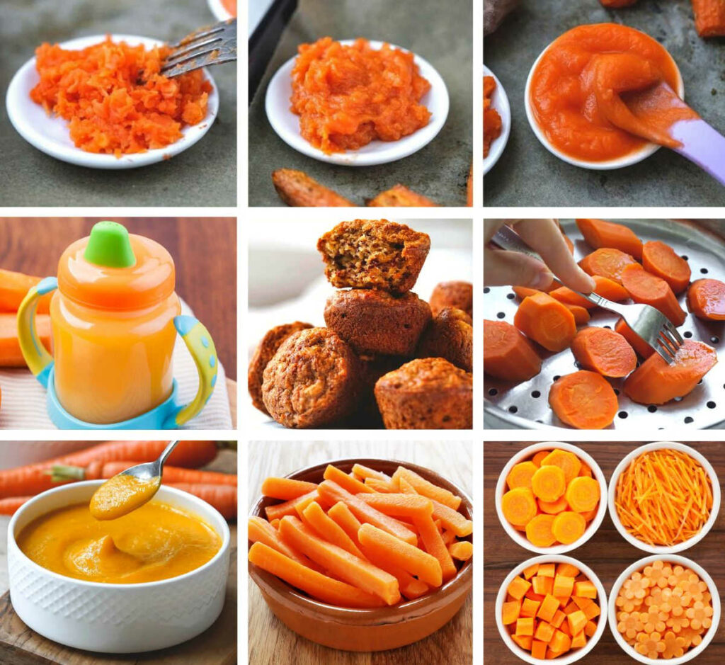 how to cook carrot for baby and serve by age