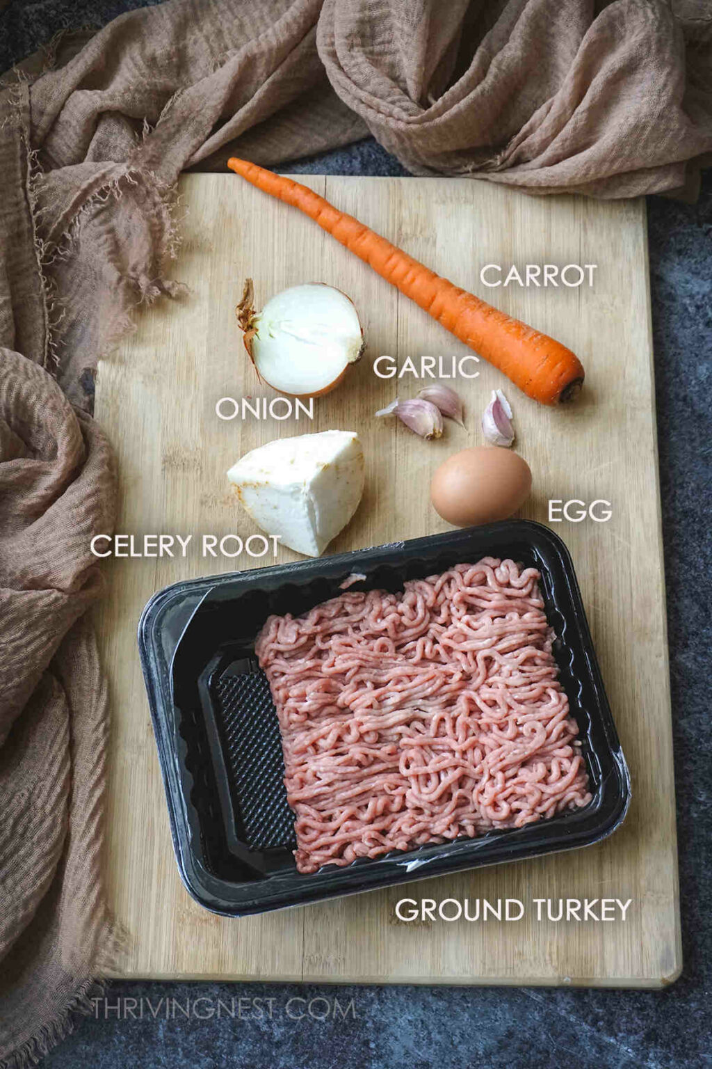 Turkey Meatballs For Babies (BLW) Toddlers +No Egg Option ThrivingNest