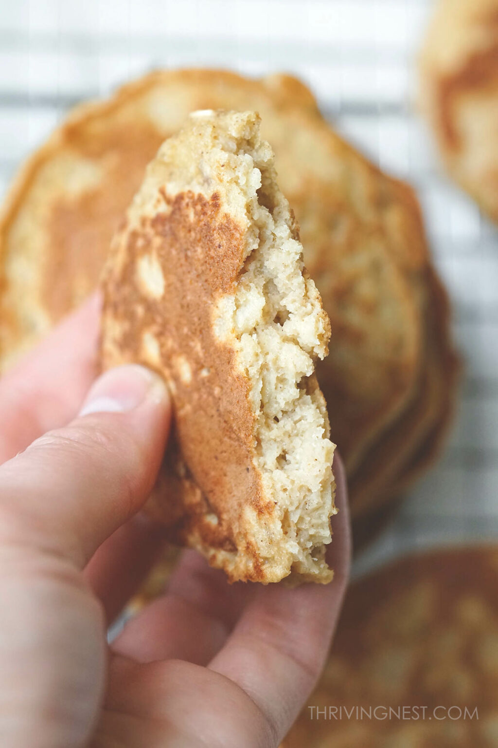 Applesauce Pancakes For Baby / Toddler (BLW) ThrivingNest
