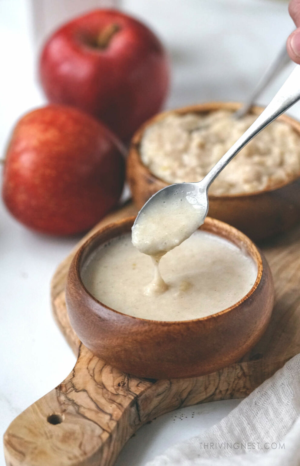 Apple Oatmeal For Babies/ Toddlers ThrivingNest