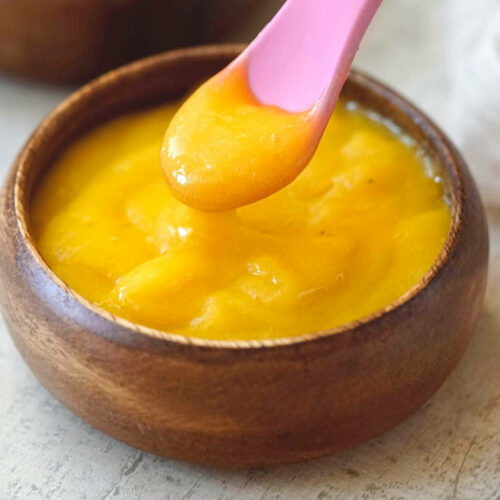 mango puree for baby