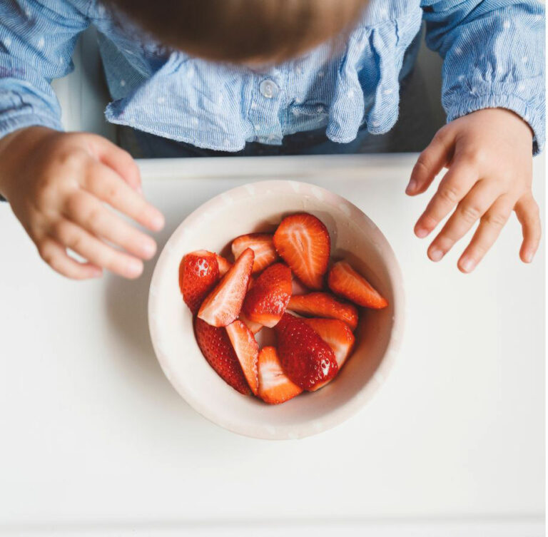 Strawberries For Baby Led Weaning (How To Cut/Serve) ThrivingNest