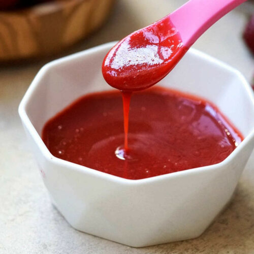 strawberry puree for baby