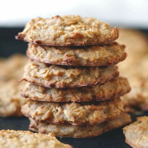 baby oatmeal cookies featured image