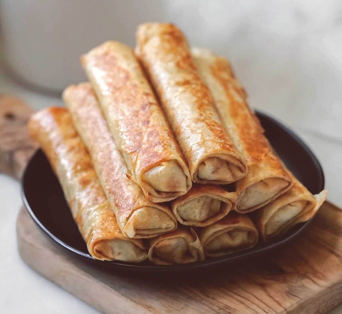 Chicken filled crepes for kids baby 9 months and up, great for lunch box.