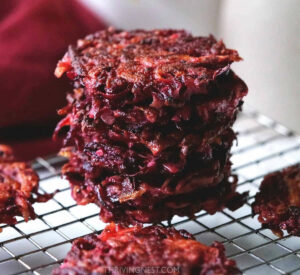 beet fritters baby toddler