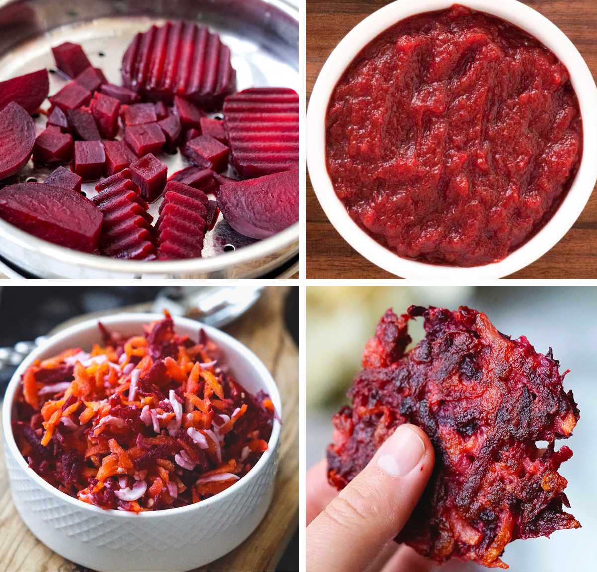 Ways to cook and prepare beets for babies.